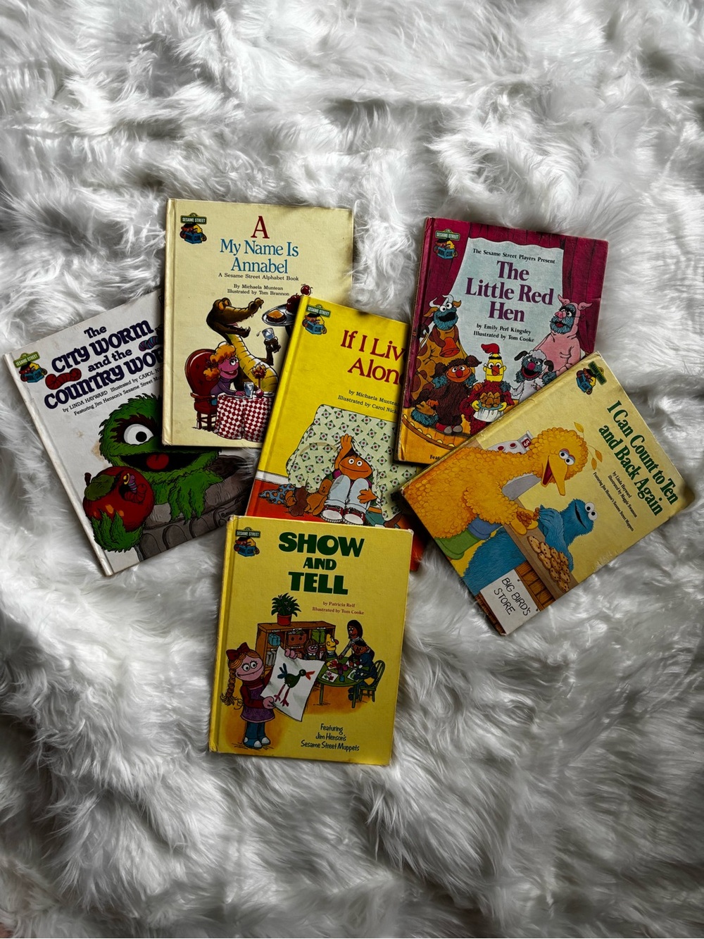 VINTAGE BOOKS Sesame Street Little Set